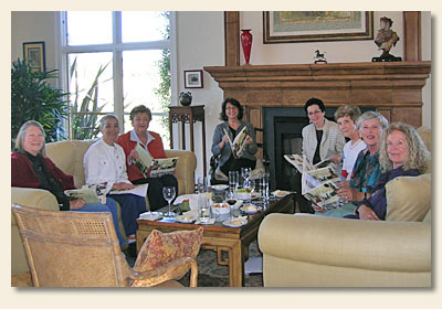 Her Story co-author, Jill S. Tietjen, at a book club appearance in San Louis Obispo, California.